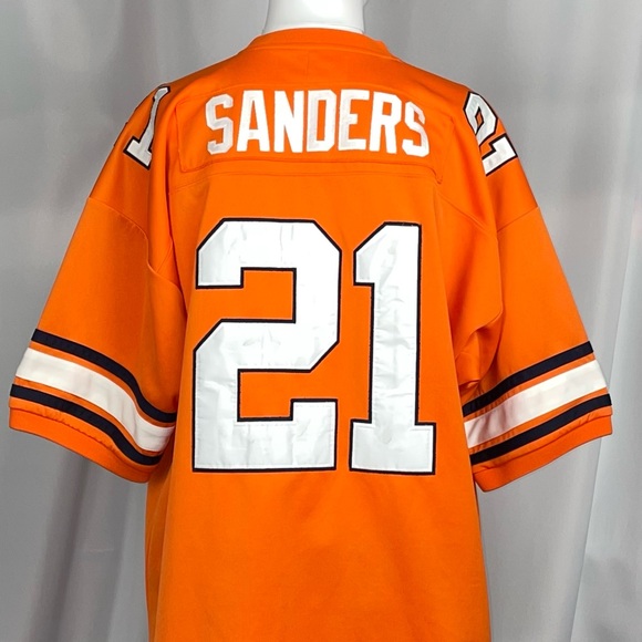 XXL/52 Barry Sanders Gridiron Greats Oklahoma State Throwback Vintage Jersey - Picture 6 of 9